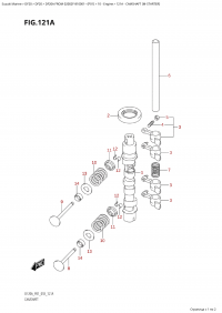 121A - Camshaft (M-Starter) (121A -   (   ))