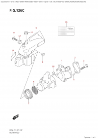 126C  -  Inlet Manifold (Df20A,Df20Ar,Df20At,Df20Ath) (126C -   (Df20A, Df20Ar, Df20At, Df20Ath))