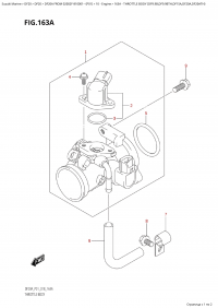 163A - Throttle Body  (Df9.9B,Df9.9Bth,Df15A,Df20A,Df20Ath) (163A -   (Df9.9B, Df9.9Bth, Df15A, Df20A, Df20Ath))