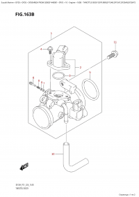 163B - Throttle  Body  (Df9.9Br,Df15Ar,Df15At,Df20Ar,Df20At) (163B -   (Df9.9Br, Df15Ar, Df15At, Df20Ar, Df20At))