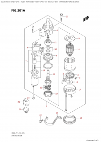 301A - Starting Motor (E-Starter) (301A -   (  ))