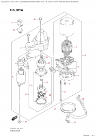 301A - Starting Motor (E-Starter) (301A -   (  ))