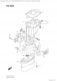 405A - Drive Shaft Housing (405A -   )