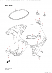 410D - Side Cover (Df9.9Bt,Df15At,Df20At) (410D -   (Df9.9Bt, Df15At, Df20At))