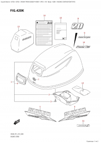 420K - Engine Cover (Df20At:p01) (420K -   () (Df20At: p01))