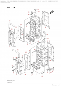 111A  -  Cylinder  Head (Df200T, (111A -    (Df200T,)