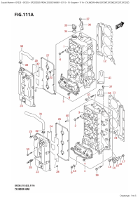 111A  -  Cylinder Head (Df200T,Df200Z,Df225T,Df225Z) (111A -    (Df200T, Df200Z, Df225T, Df225Z))