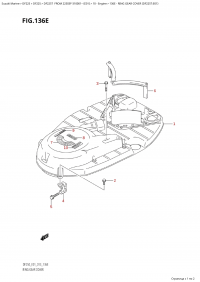 136E - Ring Gear Cover (Df225T:e01) (136E -    (Df225T: e01))