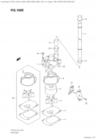 160E - Water Pump (Df225T:e01) (160E -   (Df225T: e01))