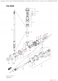 220D - Transmission  (Df225Z) (220D -  (Df225Z))