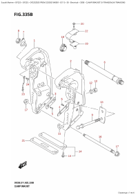 335B  - Clamp Bracket (X-Transom,Xx-Transom) (335B -   (X-Transom, Xx-Transom))