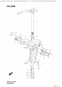 336B - Swivel  Bracket (X-Transom,Xx-Transom) (336B -   (X-Transom, Xx-Transom))