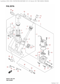 337A - Trim Cylinder (L-Transom) (337A -   (L-Transom))