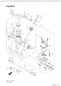 337A - Trim  Cylinder  (L-Transom) (337A -   (L-Transom))