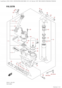 337B - Trim Cylinder (X-Transom,Xx-Transom) (337B -   (X-Transom, Xx-Transom))