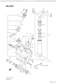 337E  -  Trim  Cylinder  (Df225T:e01:(X-Transom,Xx-Transom)) (337E -   (Df225T: e01: (X-Transom, Xx-Transom) ))