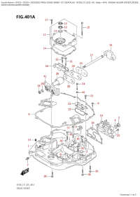 401A  -  Engine  Holder (Df250T,Df250Z, (401A -   (Df250T, Df250Z,)