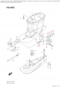 405C - Drive Shaft Housing ((Df250T, (405C -    ( (Df250T,)