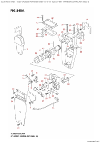 545A - Opt:remote  Control  Assy  Single  (2) (545A -    ,  (2))