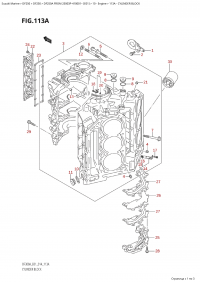 113A - Cylinder Block (113A -  )