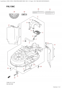 136C - Ring Gear Cover (Df250A:e01) (136C -    (Df250A: e01))