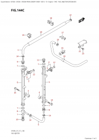 144C - Fuel Injector (Df250A:e01) (144C -   (Df250A: e01))