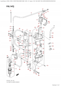 147J - Fuel Pump / Fuel  Vapor Separator (Df250T:e01) (147J -   /    (Df250T: e01))