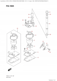 160A - Water Pump ((Df300A,Df250A):E11) (160A -   ( (Df300A, Df250A) : E11))