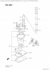 160C - Water Pump (Df250A:e01) (160C -   (Df250A: e01))