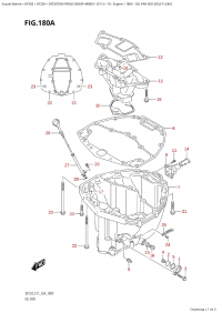 180A - Oil Pan (E01,E03,E11,E40) (180A -   (E01, E03, E11, E40))