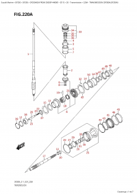 220A  -  Transmission (Df300A,Df250A) (220A -  (Df300A, Df250A))