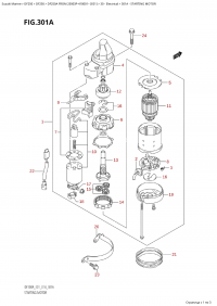 301A - Starting Motor (301A -  )