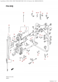 322J - Harness (Df250T:e01) (322J -   (Df250T: e01))