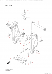 335C - Clamp Bracket (L-Transom) (335C -   (L-Transom))