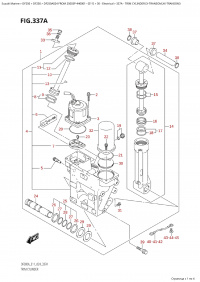 337A - Trim Cylinder (X-Transom,Xx-Transom) (337A -   (X-Transom, Xx-Transom))