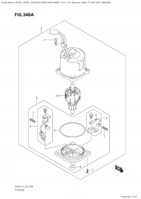 340A - Ptt Motor (L-Transom) (340A -   (L-Transom))