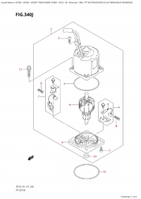 340J  -  Ptt  Motor  (Df250T:e01:(X-Transom,Xx-Transom)) (340J -   (Df250T: e01: (X-Transom, Xx-Transom) ))