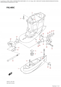 405C  -  Drive  Shaft  Housing  ((Df200T,Df200Z,Df225T,Df225Z, (405C -    ( (Df200T, Df200Z, Df225T, Df225Z,)