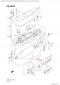 407A - Gear Case (407A -   )