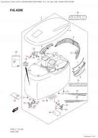 420E - Engine Cover (Df250A) (420E -   () (Df250A))