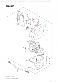 543A - Opt:remote  Control  Assy  Single (543A -    , )