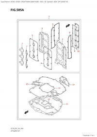 585A - Opt:gasket Set (585A - :  )