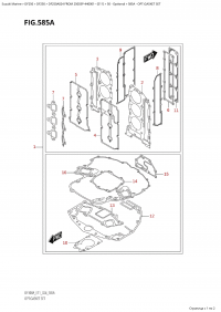 585A - Opt:gasket Set (585A - :  )