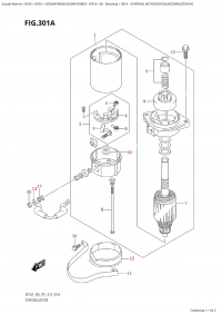 301A - Starting Motor  (Df25A,Df25Ar,Df25Ath) (301A -   (Df25A, Df25Ar, Df25Ath))