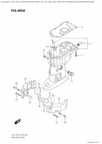 405A - Drive Shaft Housing  (Df25A,Df25Ar,Df30Ar,Df30Aq) (405A -    (Df25A, Df25Ar, Df30Ar, Df30Aq))