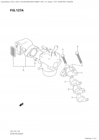 127A - Intake Pipe / Silencer (127A -   / )