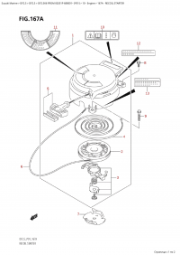 167A - Recoil Starter (167A -  )