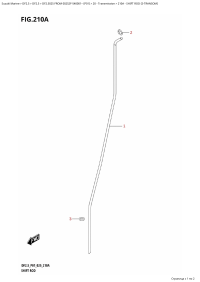 210A - Shift Rod (S-Transom) (210A -   (S-Transom))