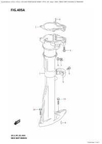 405A - Drive Shaft Housing (S-Transom) (405A -    (S-Transom))