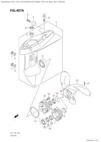 407A - Gear Case (407A -   )